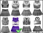 choose cheerleading uniform