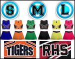 choose cheerleading uniform size color lettering